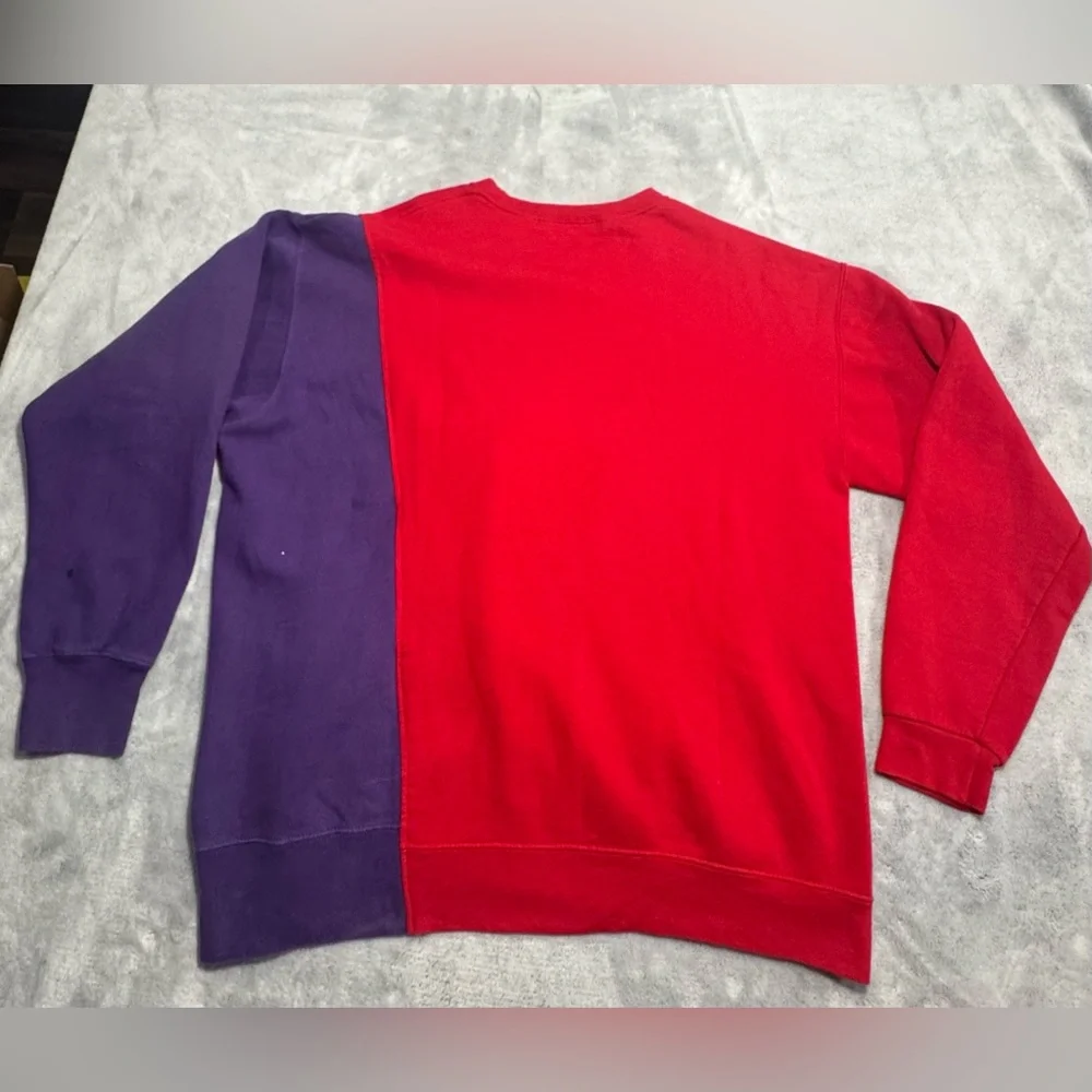 NIKE Sweatshirt Reworked Vintage Jumper Embroidered Spell Out Mens Fits‎ Like XL